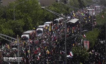 تشییع شهدای اقتدار ملی در تهران 8