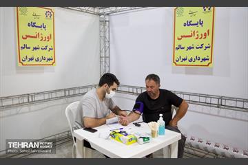 پایگاه اورژانس شهر سالم در مسیر نجف - کربلا 9