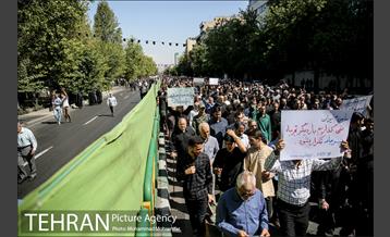 راهپیمایی مردم تهران بعد از نماز جمعه 11