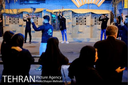 شور حسینی در خیابان گرگان 34