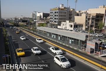 وضعیت ترافیکی خیابان های تهران پس از تعطیلات نوروز 1400