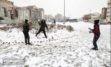 روز برفی تهران - 3 10
