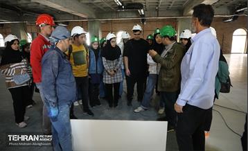 بازدید دانشجویان از پروژه خانه شهر 12