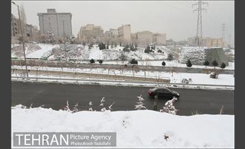 بارش برف در تهران 4