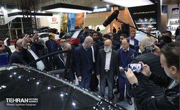مراسم افتتاح پنجمین نمایشگاه خودرو تهران 3