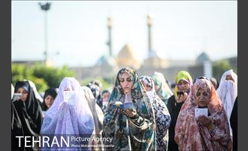 اقامه نماز عید فطر در جوار حرم حضرت شاه عبدالعظیم 15