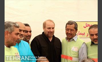 بازدید دکتر قالیباف از موکب جنت الزهرا (س) در کربلا 13