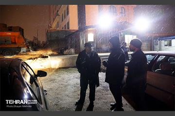بازدید معاون خدمات شهری از سایت‌های برف‌روبی شهرداری تهران 1