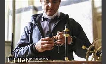 مرمت ساعت قاجارى 16