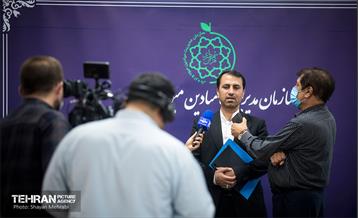 نشست خبری مدیر عامل سازمان مدیریت میادین میوه و تره بار 22