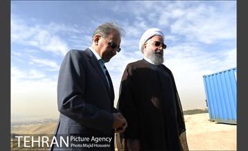 افتتاح پروژه1200 هکتاری کمربند سبز شهر تهران با حضور دکتر روحانی 17