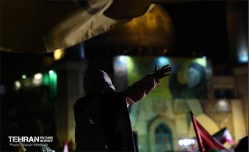 شادی مردم تهران پس از حمله موشکی ایران 16