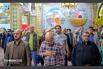 مراسم ترحیم شهید الداغی در سجادیه بزرگ تهران 1