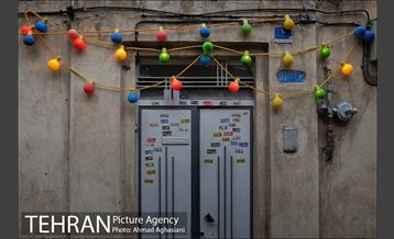 آذین بندی محله عودلاجان برای جشن نیمه شعبان 2