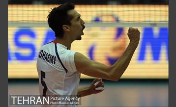 دیدار تیم های ملی والیبال ایران و بلژیک