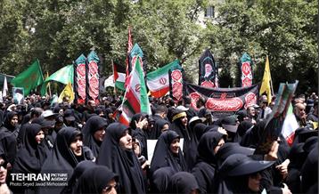 دسته عزاداران دانشگاه تهران در تاسوعای حسینی 2