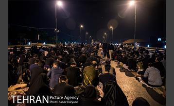 مراسم احیای شب بیست و سوم ماه رمضان در حسینیه همدانی ها 4