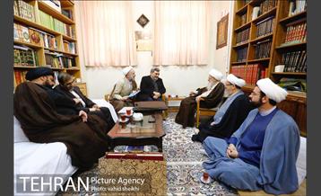 دیدار شهردار تهران با آیت الله العظمی صافی گلپایگانی 7