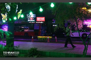 «جشن نور تهران» در بلوار کشاورز 5