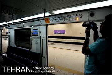 شبگردی اصحاب رسانه در خط 7 مترو تهران 33
