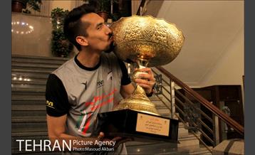 جشن قهرمانی لیگ والیبال و رونمایی از پیراهن تیم ملی