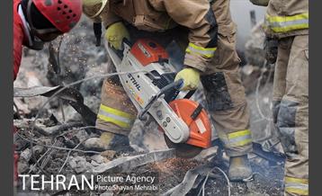 هشتمین روز آواربرداری ساختمان پلاسکو-2 36