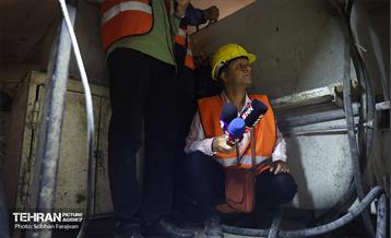 بازدید اصحاب رسانه از روند اجرایی پروژه احداث خط ۱۰ متروی تهران 16
