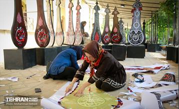 کارگاه ساخت علامت های عاشورایی