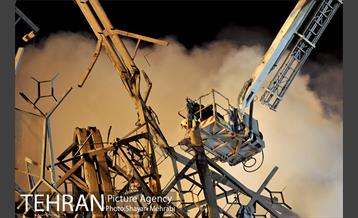 امداد رسانی شبانه در حادثه پلاسکو 11