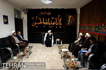 دیدار حجت‌الاسلام صادق‌زاده با تعدادی از مراجع عظام تقلید و علما در شهر مقدس قم 22