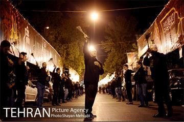 شور حسینی در خیابان گرگان 19