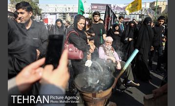 راهپیمایی جاماندگان اربعین حسینی از کربلا در تهران 9