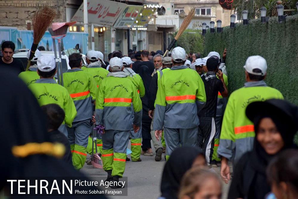 خدمت رسانی شهرداری تهران در شهر کربلا 2
