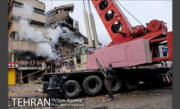 سومین روز عملیات امداد ونجات حادثه پلاسکو 23