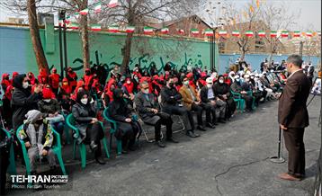 آئین افتتاح و بهره برداری از پروژه‌های شهری در منطقه 5