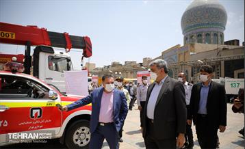 آیین افتتاح و بهره برداری از پروژه های سازمان اتشنشانی و رونمایی از تجهیزات و ماشین آلات سازمان مدیریت پسماند 36