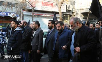 تشییع پیکر شهید گمنام در منطقه ۱۰