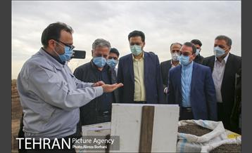 بازدید کارگروه رفع بوی نامطبوع تهران از مجتمع آرادکوه 9