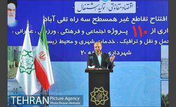 افتتاح و بهره برداری از 110 پروژه منطقه 20 با حضور دکتر قالیباف 26