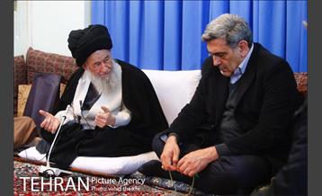 دیدار شهردار تهران با آیت الله العظمی علوی گرگانی  13