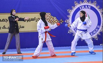 مسابقات انتخابی تیم ملی کاراته زنان 12