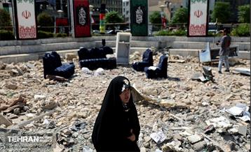 بازدید از مناطق تخریب شده حملات رژیم صهیونی 17