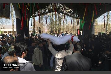 تشییع پیکر پاک و مطهر شهید گمنام در فدراسیون تیراندازی 2