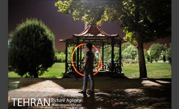 حضور شبانه مردم در بوستان بهمن‎ 12