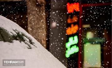بارش برف زمستانی در منطقه 14
