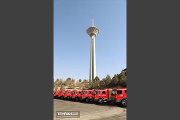 رونمایی از تجهیزات جدید سازمان آتش نشانی تهران  34