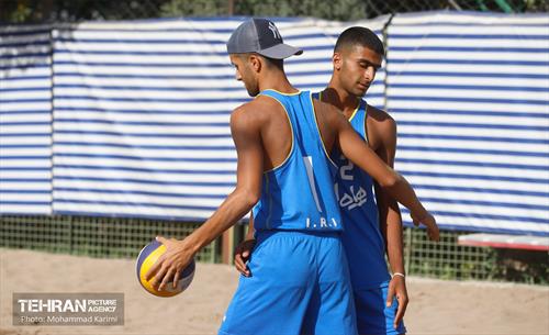 حضور شهردار منطقه 16 در اردوی تیم ملی والیبال ساحلی جوانان 11