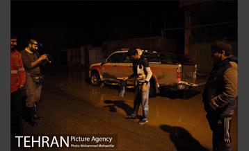 تخلیه آب از منازل مسکونی شهر آق قلا 29