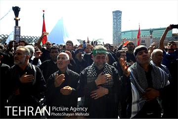 مراسم عاشورای حسینی در میدان امام حسین(ع) 6