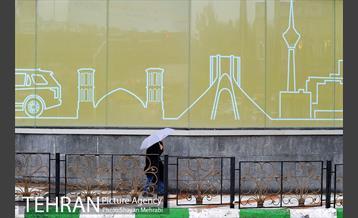 بارش باران پاییزی در تهران 11